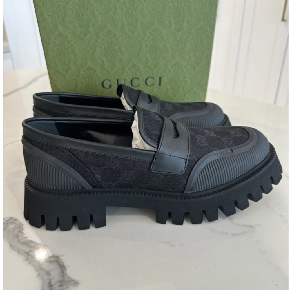 Gucci Maxi GG paneled loafers - Picture 3 of 9